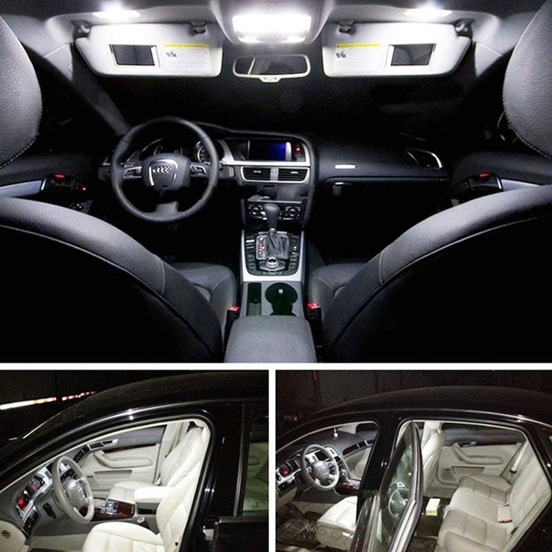BlyilyB - Pack of 20 - White BA9S T11 T4W 64111 Miniature Bayonet Single Contact Base LED Bulbs 5SMD 5050 For Side Marker Lights RV and Boat Dome Lights Map Lights License Plate Light - Image 5